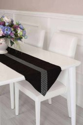Taşlı Runner 90x30 Siyah - 1