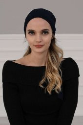 Penye Bandana Lacivert - 2