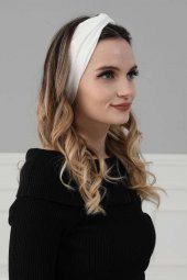 Bandana Saç Bandı Krem - 2