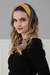Bandana Saç Bandı Hardal - 4
