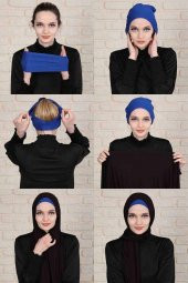 Bandana Saç Bandı Saks Mavi - 2