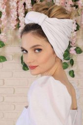 Bandana Saç Bandı Beyaz - 2