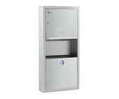 Omnipazar Xinda GSG36S Sıva Üstü Z Kağıt Havluluk ve Çöp Kovası Seti Paslanmaz Çelik - 1