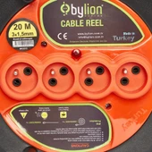 Bylion MK4025 4 Soketli 3x2.5mm 40 Metre Makaralı Kablo - 3