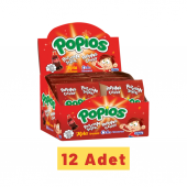 Hleks Patlayan Şeker Popios 4 gr 40 Adet Kolalı 12 Paket (Toplam 480 Adet) - 1