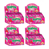 Hleks Patlayan Şeker Papios 40 Adet Çilek 4 Paket - 1