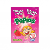 Hleks Patlayan Şeker Popios Tutti Frutti Çilek 4 Gr 40+40 Adet - 3