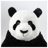 Peluş Oyuncak Panda 47 Cm MeridyenDukkan Çocuk Oyuncak Siyah-Beyaz Yumuşak Panda - 3