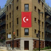Son Osmanlı İmparatorluğu Devleti Bayrağı - 17 Eski Türk Devletleri Bayrağı - 2x3 Metre - 1