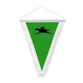 Avar İmparatorluğu Devleti -17 Eski Türk Devletleri Bayrağı - Hatıra Üçgen Flama Bayrak - 1
