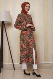 Moda Twins Desenli Tunik - 3