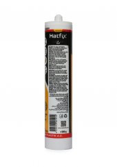 Hatfix Silikonize Mastik Siyah 2 Adet 500Gr - 3