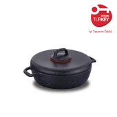 Korkmaz A1354 Gusto Plus Kısa Tencere 24 Cm - 1