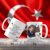Kitap Okuyan - Mustafa Kemal Atatürk - Atatürk'ün Sözleri -Kupa Bardak - 1