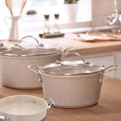 Korkmaz A1264 Granita Kısa Granit Tencere 28 Cm - 2