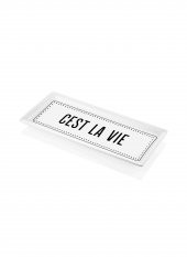The Mia PRS0185 Cest La Vie Dikdörtgen Servis 35x16 cm - 2