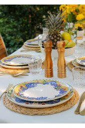 The Mia LMN002 Limoncello Servis Tabağı 6 Lı Set - 26 cm - 1