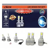 Ampul 9005 HB3 (Led, Beyaz, Şimşek Etkili)(8600 Lümen)(KGN) - 1