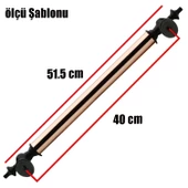Osmanlı Sürgülü Kapı Çekme Kolu Tutma Kulpu Kulbu Çelik Dış Kapı Tutamağı Kol Bakır Siyah 40 Cm - 3