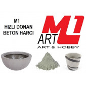 M1 ART HIZLI DONAN BETON HARCI GRİ 20. kg - 1