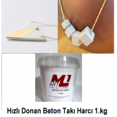 M1 ART Beton Takı Harcı BEYAZ 1.kg - 4