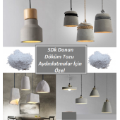 M1 ART 5 Dakika'da Donan beton Döküm Tozu 1,Kg - AYDINLATMALAR İÇİN ÖZEL - 1