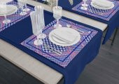 The Mia Ekose -1 Amerikan Servis 6 Lı Set - 50 x 35 Cm - 2