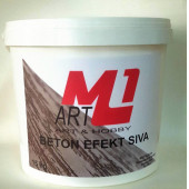 M1 ART BETON GÖRÜNÜMLÜ SIVA GRİ 15 KG - 1