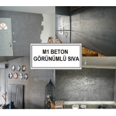 M1 ART BETON GÖRÜNÜMLÜ SIVA GRİ 1 KG - 1