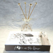 A Tree In The House, Openable Decorative Book Box, Fashion Fake Books, Home Decoration, Grey - 1