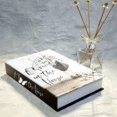 A Tree In The House, Openable Decorative Book Box, Fashion Fake Books, Home Decoration, Grey - 2