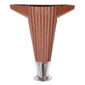 Mobilya Kanepe Koltuk Ünite Sehpa Ayağı 17cm Baza Ayak Kahverengi - 1