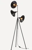 Rsylight Retro Metal Dekoratif 3 Lü Mafsallı Köşe Lambası Lambader - 1