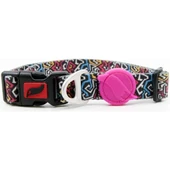 Tailpetz Cat Color Easy & Safety Lock Graffiti Ayarlanır Kedi Boyun Tasması thumbnail 2