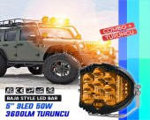NKT GROUP 5"Baja Style Shooter Offroad Projektör Led Lamba Turuncu - 1
