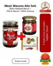 Mesir Macunu Aile Hediye Seti 350 Gr Hediyelik Macun,950 Gr Macun ve 240 Gr Ginseng - 1