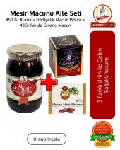 Mesir Macunu Aile Seti 450 Gr Klasik-Hediyelik Macun 195Gr ve 43Gr  Macun 3 Ürün Birden - 1