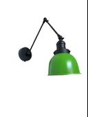 Rsylight Retro Metal Dekoratif Akrobatik Rustik Yeşil Mafsallı Duvar Aplik thumbnail 1