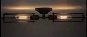 Rsylight Retro Dekoratif Rustik Siyah Tavan Ve Duvar Aplik Armatür Avize - 1