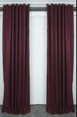 DOKUMA BORDO RENK (EKSTRAFOR BÜZGÜLÜ) TEK KANAT FON PERDE 150x260 CM thumbnail 2