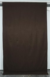 DOKUMA ACI KAHVE RENK (EKSTRAFOR BÜZGÜLÜ) TEK KANAT FON PERDE 150x260 CM - 2