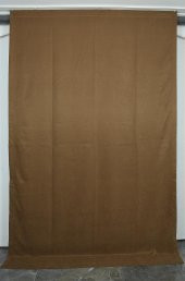 DOKUMA KAHVERENGİ RENK (EKSTRAFOR BÜZGÜLÜ) TEK KANAT FON PERDE 150x260 CM - 1