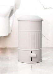 The Mia Çöp Kovası Banyo 5 Lt Beyaz - 1