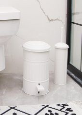 The Mia Çöp Kovası Banyo 5 Lt Beyaz - 3
