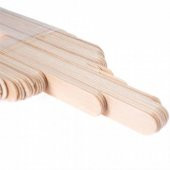 nistabolje 100 Adet Ahşap Büyük Geniş Dil Çubuğu Abeslang Dondurma Dil Basma Ağda Çubuğu thumbnail 1