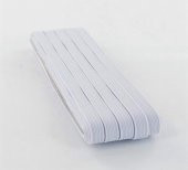 nistabolje 2 Adet 0.80 Cm Beyaz Bel Paça Don Lastiği Geniş Yassı Lastik 20 Metre - 1