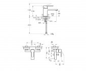 Artema Flo S Lavabo Musluk ve Banyo Batarya Seti - 4