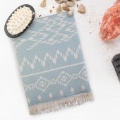 The Mia Kilim Throw Mavi 130x170 Cm - 2