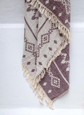 The Mia Kilim Throw Mor 130x170 Cm - 3
