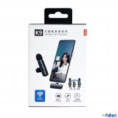 ScHitec K9 Type-C Çift Kablosuz Wireless HD Yaka Mikrofonu Siyah - 5